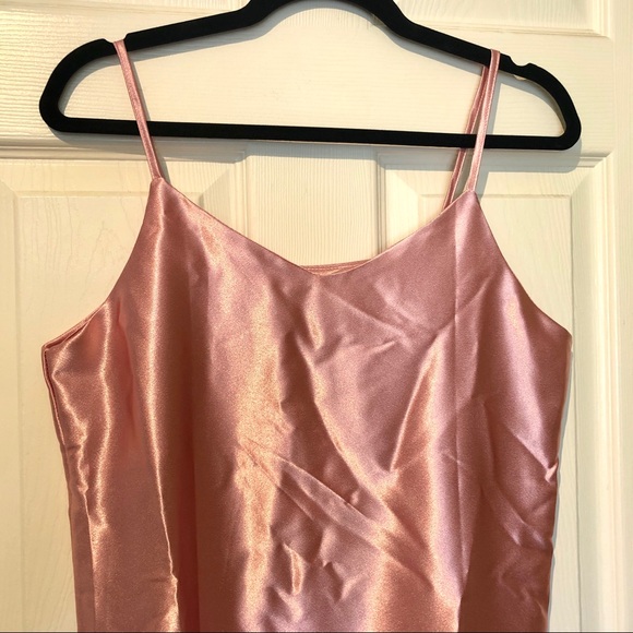 Pink Fishtail Maxi Slip Dress - Picture 5 of 6